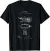 Antique Blacksmith Anvil Patent Print Gift Unisex T-Shirt