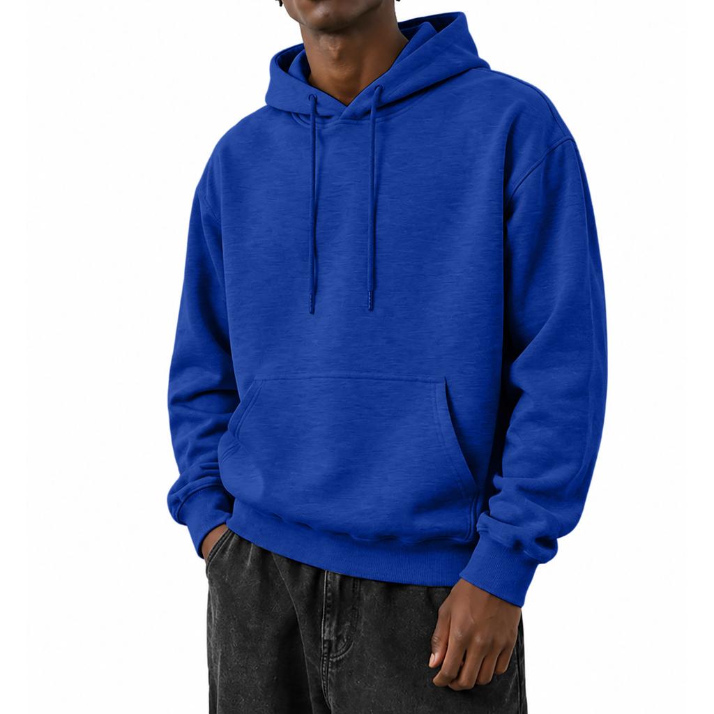 Herren Kapuzenpullover Farbe, Langarm Freizeit Lockerer Pullover