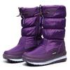 Fashion Women's Snow Boots Platform Winter Boots Waterproof Non-slip Boots Plush Fur Mid-calf Boot Fashion Warm Women Boot Botas Mujer