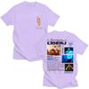 Rapper LIDERJ Album Tour 2025 T-shirt Men Women Pop Music Fashion Casual Hip Hop T Shirt Cotton Oversized Casual Summer T-shirts