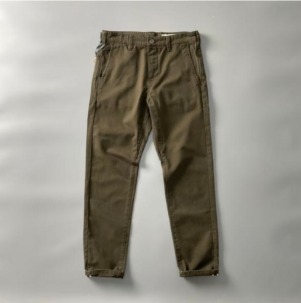 Men Loose Casual Cargo Pants Teenage Summer Straight Mid-rise Casual Pants