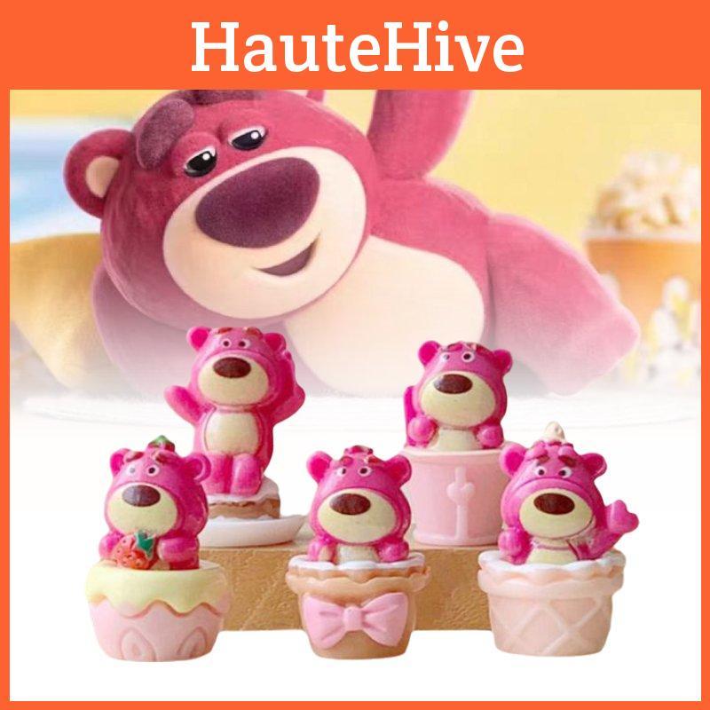 Lotso 5pcs Cake Resin Toy Model Desktop Decoration Children Gifts Christmas