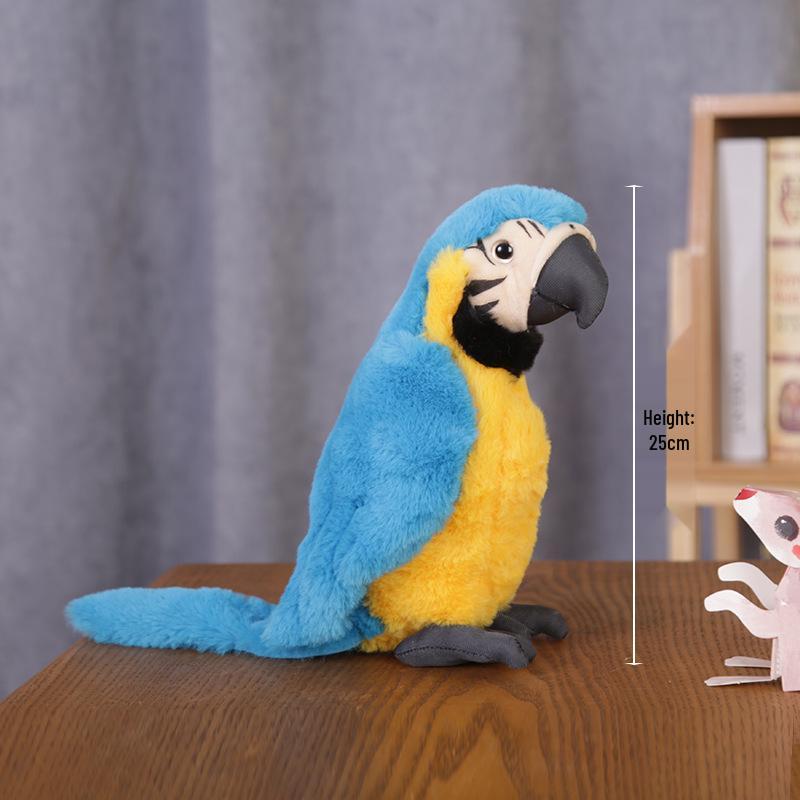 Vogel Plüschtier Sammlung: Papagei, Pfau, Geier, Adler, Pelikan, Flamingo, Schwan