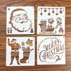 Christmas Painting Templates Festive Art Designs DIY Craft Christmas Decor Printable Gift Creative Projects Stencil Scrapbooking