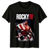 Rocky IV (1985) Camiseta Inspirada en Póster de Película Retro Años 80 Unisex