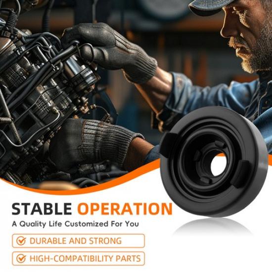 Pair 80mm Rubber Housing Seal Cap Dustproof Cover For Car LED Bulb HID Headlight