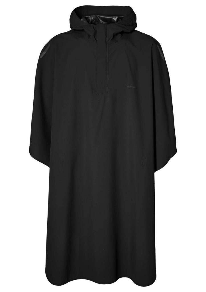 BASIL Hoha Bicycle Rain One Size Fits Black Poncho, Most,