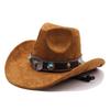 Cowboy Hat With Chain And Starry Sky Compass For Western Style Men And Women
