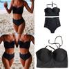 Vintage High Waist Bikini Monokini Swimwear Set For Women With Timeless Elegance