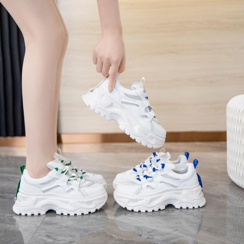 Dad Shoes Girl Autumn 2025 New Student Versatile Shoes ins Tide, Lightweight and Height, Little White Women's Shoes Casual