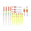 New Fishing Float Set 15Pcs Professional Vertical Buoy With Glow Stick Multifunction Lure Float Fishing Tackle For Carp Fishing