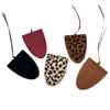 Halskette Brillenhalter aus Samt mit Leopardenmuster und Magnetverschluss - Damen Reiseaufbewahrungs-Lanyard und Pulloverketten-Accessoire