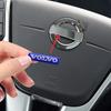 Naklejka z emblematem na kierownicę i grill przedni do Volvo XC60 S60 V40 V50 V60 S80 S40 C30 AWD C70 S40 S60 S80 S90 T6 V70