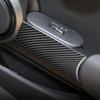 2PCS Car Interior Carbon Fiber Style Door Handle Cover Trim Sticker Decals for Mini Cooper F56 JCW Modification Accessories