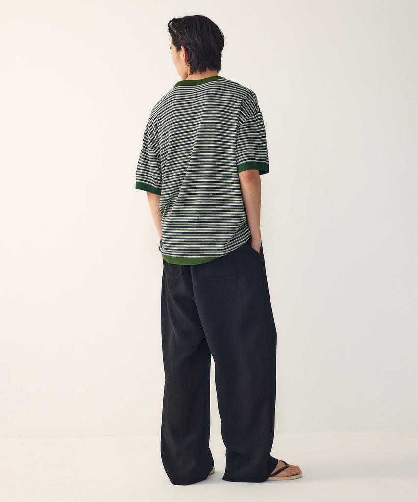 STUDIO TOMBOY [Men] Wrinkle String Elastic Pants_Black 9156231559