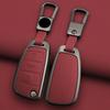 Zinc Alloy Leather Car Remote Key Case Cover for A1 A3 8P A4 A5 A6 C7 A7 S3 S7 S8 R8 Q2 Q3 Q5 Q7 Q8 SQ5 TT RS3 RS6 Keychain