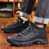 Winter Warm Snow Boots 2024 New Winter Outdoor Plus Velvet Warm Men's Casual Non-slip Wear-resistant High-top Dad Cotton Shoes