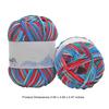 Crochet Yarn Multi-Colored Sweater Scarf Gloves Baby Garment Bundle Accessories DIY Gifts Comfortable Skeins Set Threads 4-Ply