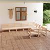 Day and Night - Day and Night Garden Furniture Set 9 Pieces Solid Pine Wood