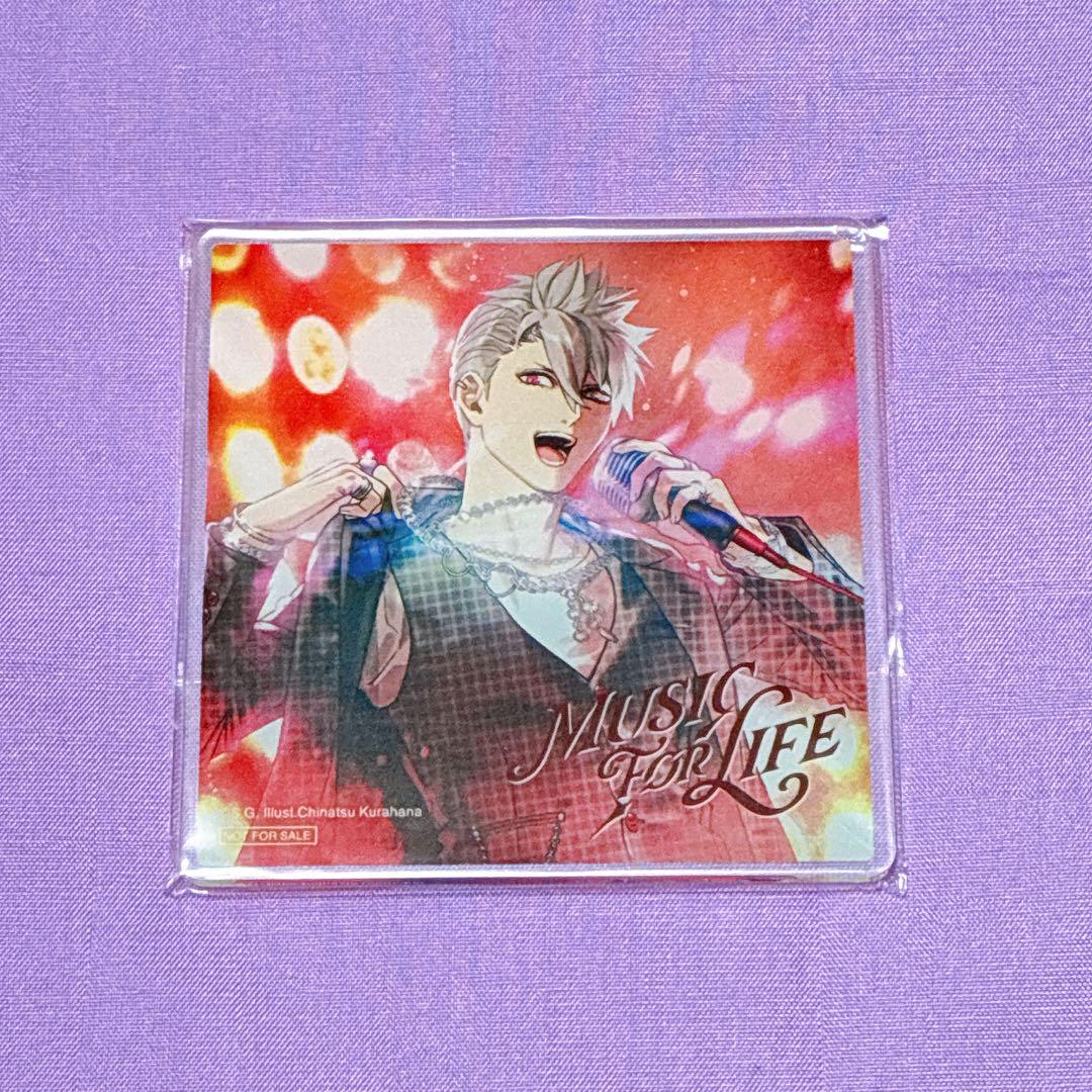 

[USED] UtaPri Solo Best Album Kurosaki Ranmaru Acrylic Coaster Animega Bonus