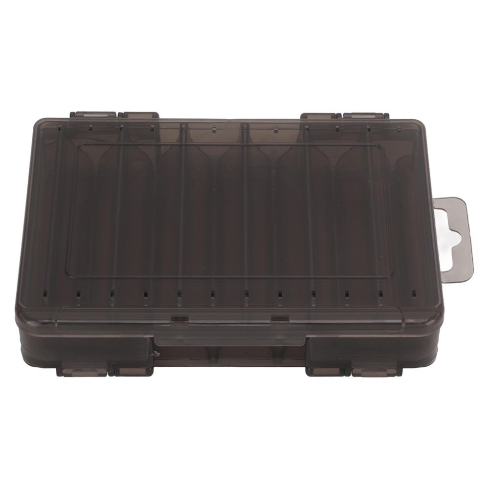 2PCS with Handle Hard Lure Storage Case V-type 12 Slots Bait Organizer Case  For Anglers
