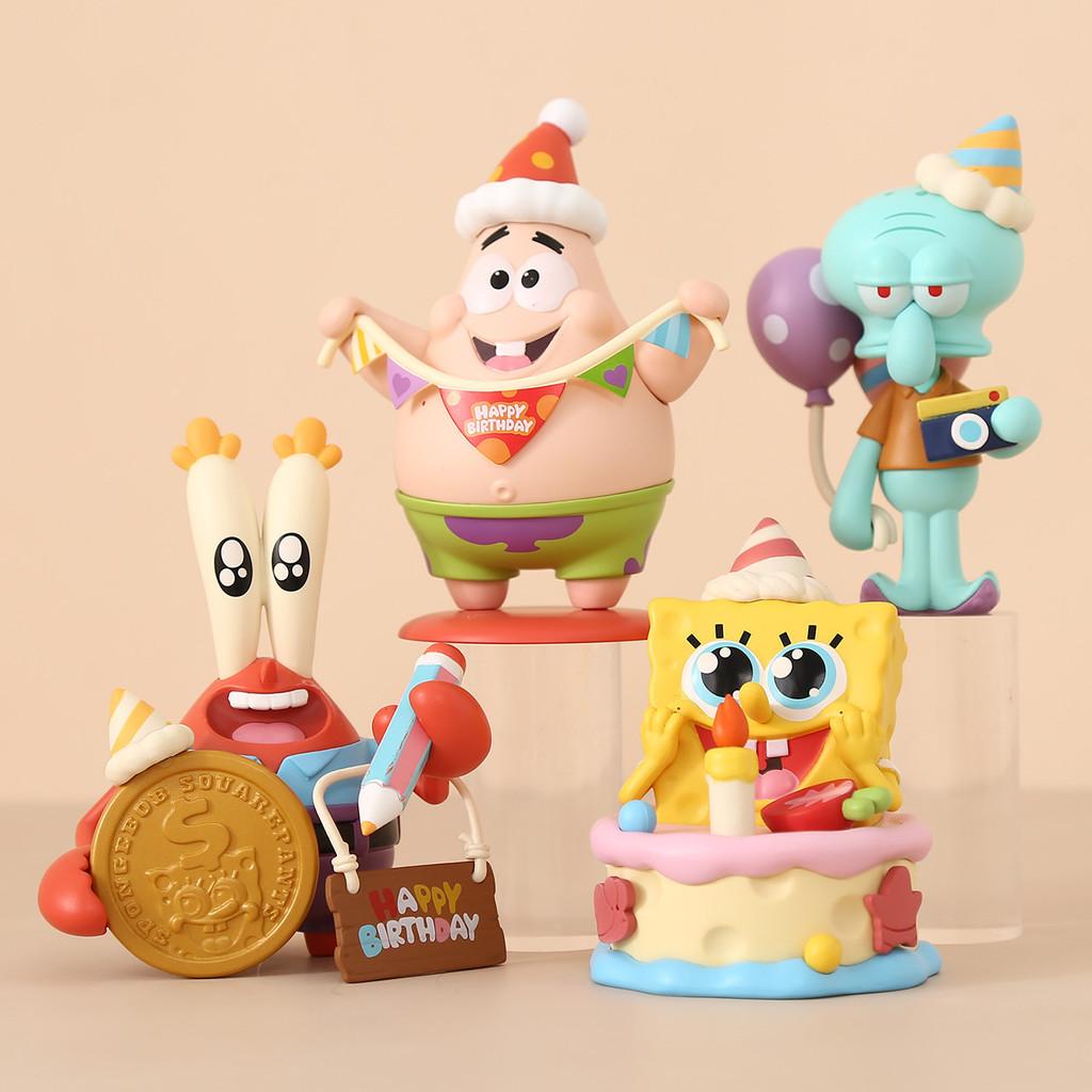 Spongebob Squarepants Pvc Creative Figurine For Birthday Party Decor And Collectors