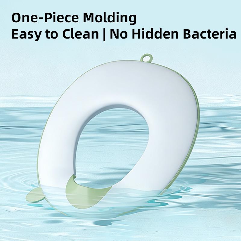 Customized Toilet Seat Cover for Children Potty Training Portable Plastic Toilet Seat with Non-Slip TPE Pads for Toddlers