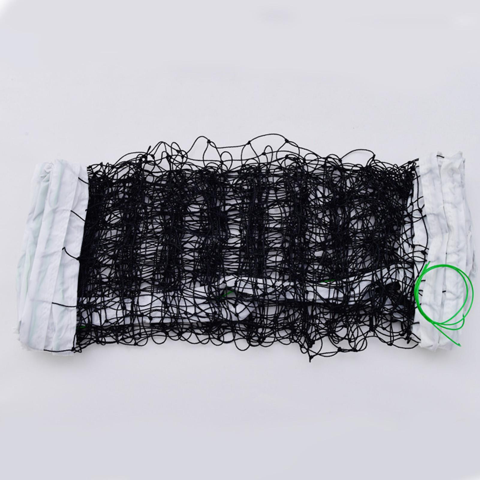 

Волейбольная сетка ПЭ сетка трос волейбольная сетка с 4 сторон полиэстеровая окантовка для улицы пляжа