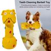 Dog Latex Chew Toy Tough Bite-Resistant Barbell Chewer Cleaning Oral Health Prevent