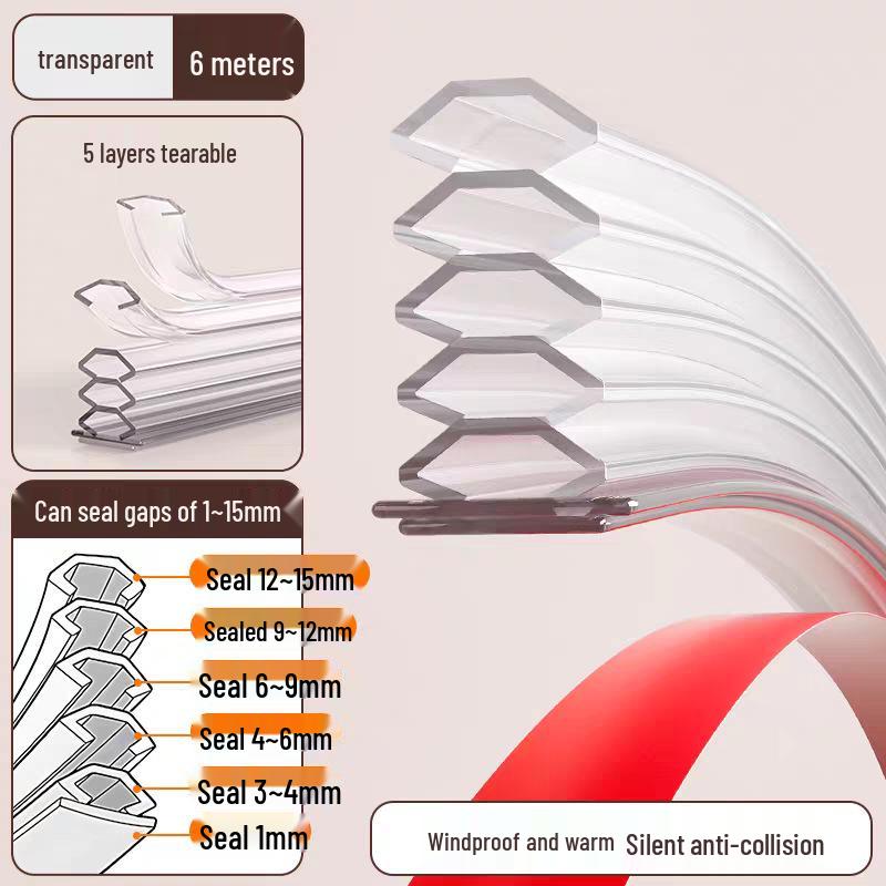 Anti-Theft Soundproof Door Seal Strip for Main Entrance