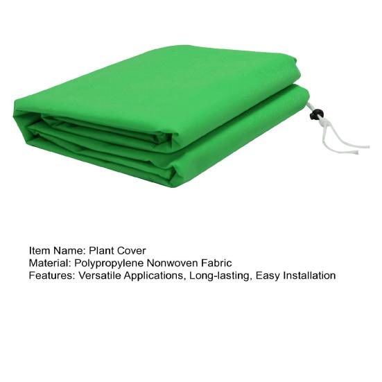 Plant Cold Proof Cover Zippered Freeze Protection Bag with Drawstring Potted Plants Winter Frost Blanket