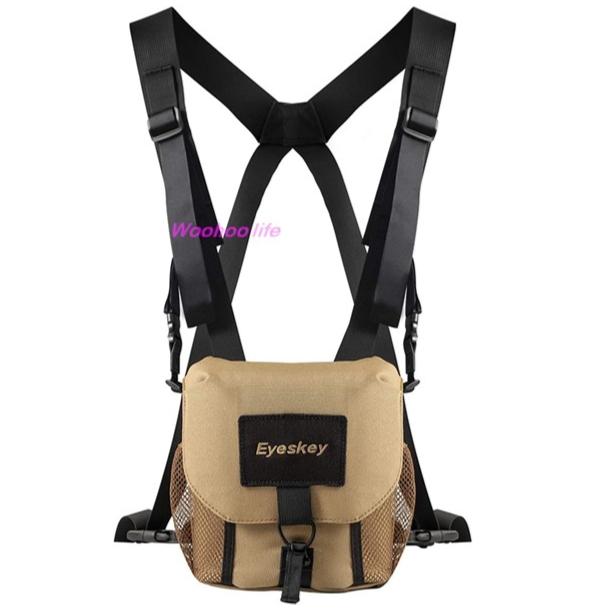 

Binoculars Chest Pack with Harness Universal Binocular Case for Hunting Portable Binocular Camera Chest Bag