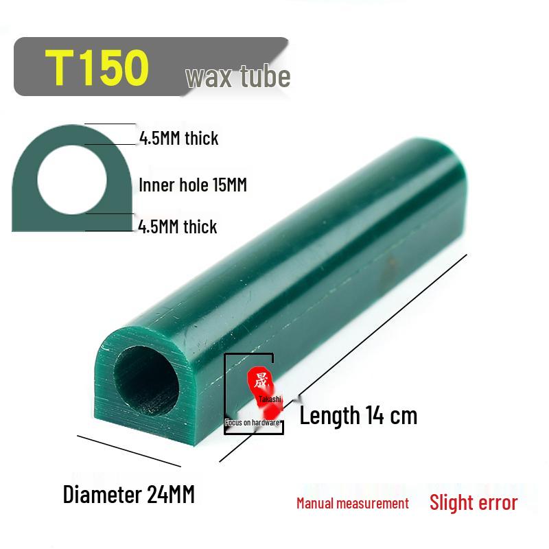 Wax Tube for Jewelry Design and Casting: Carving Wax for Lost-Wax Method and Mold Production