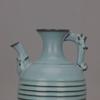 Song Dynasty Ru Kiln Blue Glaze Knife-Cut Dragon Handle Pot - Chinese Cultural Relic Antique Porcelain Imitation