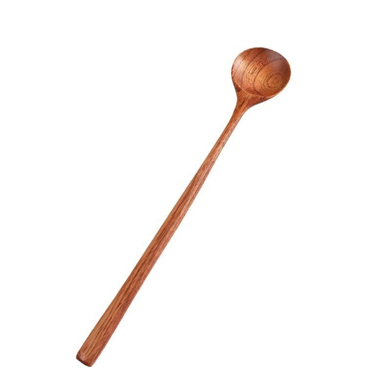 Wooden Long-Handle Kitchen Cooking Ladle