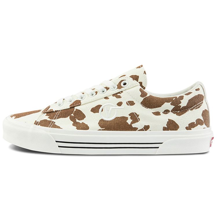 Vans Sid Dx Canvas Low Top Skate Shoes Unisex Sneakers Brown Cow-Print VN0A4BTX41A