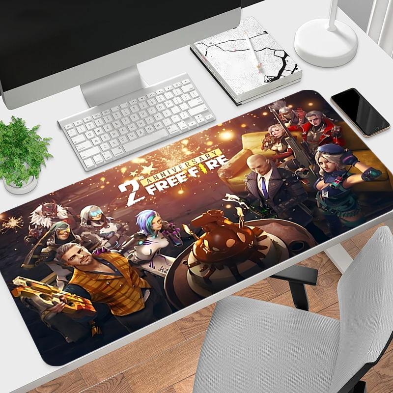 1Pc Fantasy Heroes Unite Gaming Mouse Pad Keyboard Desk Mat Non-slip Rubber Lock Edge Waterproof Computer Mousepad for Office Home Decor Ek117