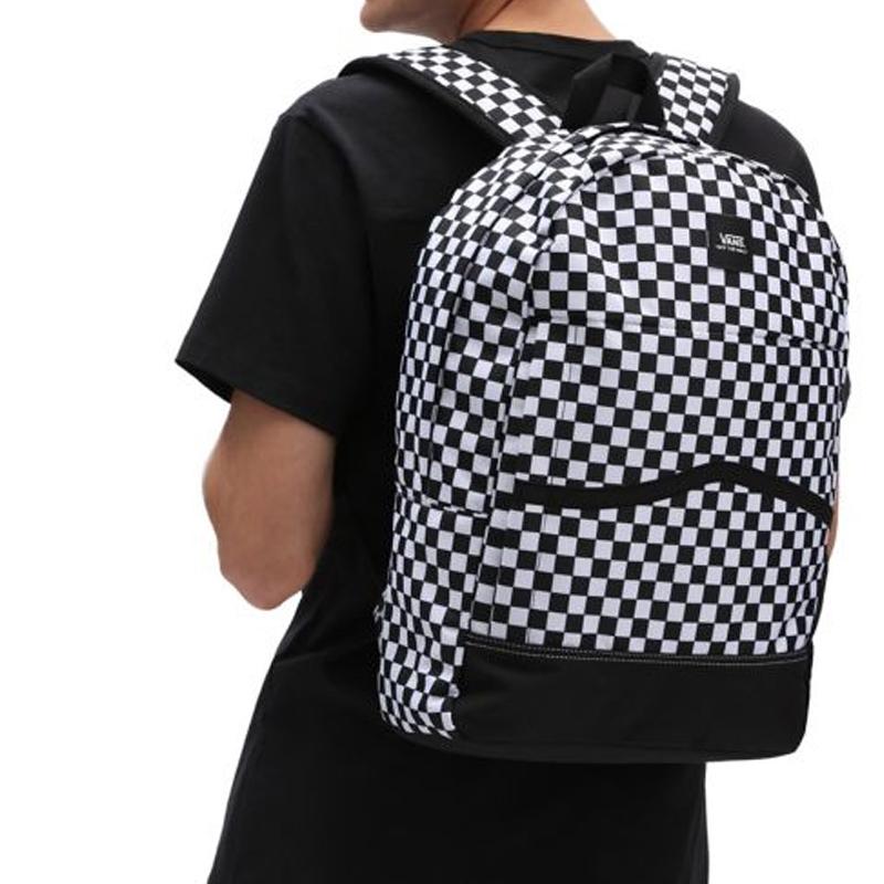 Vans Polyester With Cotton Backpack Regular Unisex Black Vans VN0A5FHWHU0