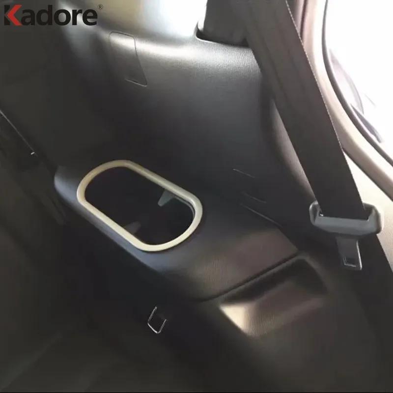 For Mazda CX9 CX-9 2016-2018      Matte Rear Door Water Cup Holder Frame Cover Trim Car Interior Accessories