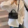 Handheld Small Bag Women's New Fashion Versatile Commuter Shoulder Messenger Bag Small Square Bag