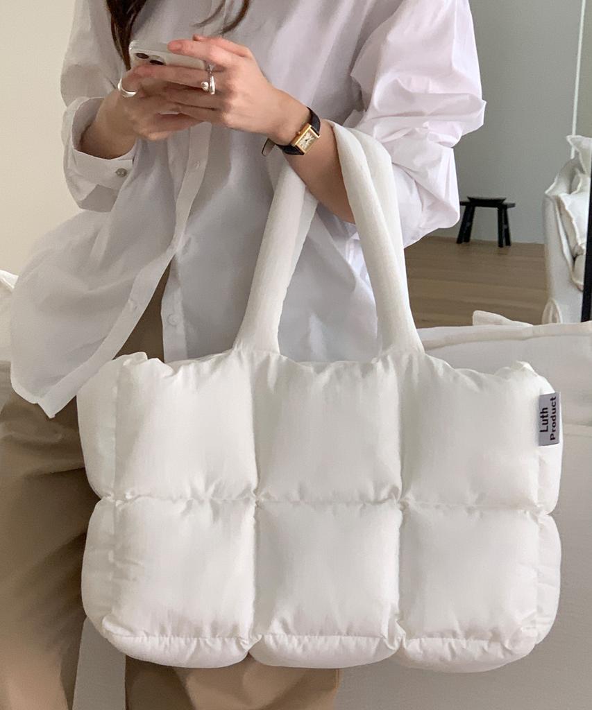 Luthproduct Cloud Big Puffer Bag(Cloud Bag) _ White