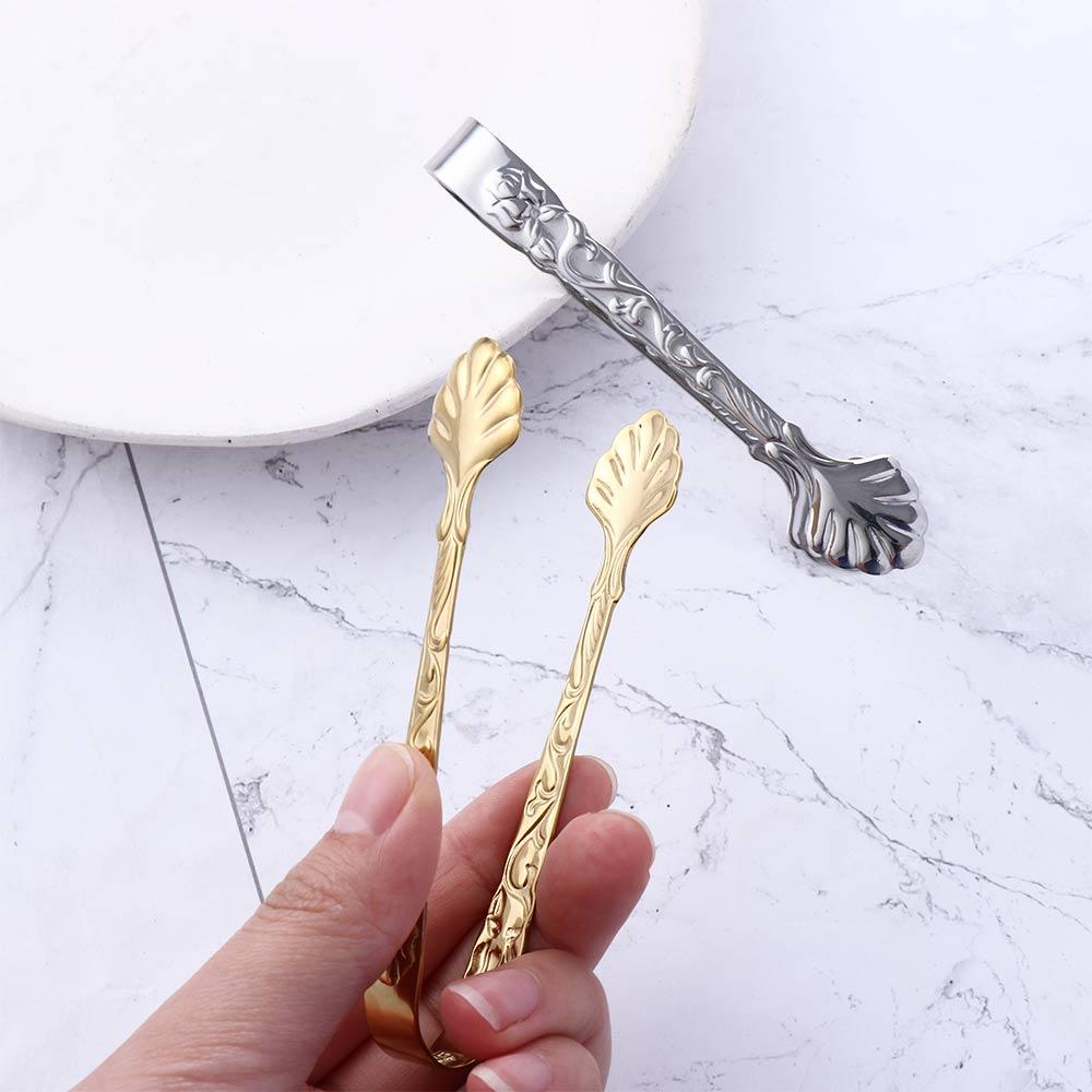 Mini Tea Dessert Bread Bar Utensil Cube Sugar Tongs Ice Tongs Food Serving Clip Kitchen Accessories