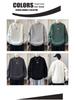 KM1023 Winter Plus Velvet High Neck Embroidered Men's Sweater - Thickened Base Layer Knitwear.