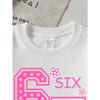 European Sizes Girls' Soft Crewneck Sweatshirt, Pink Star Print Design with Cute Print, Casual All-Match, Ideal Holiday Present