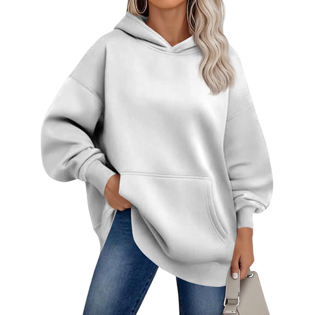 Womens Oversized Sweatshirts Fleece Hoodies Long Sleeve Pullover Outfits With Pocket