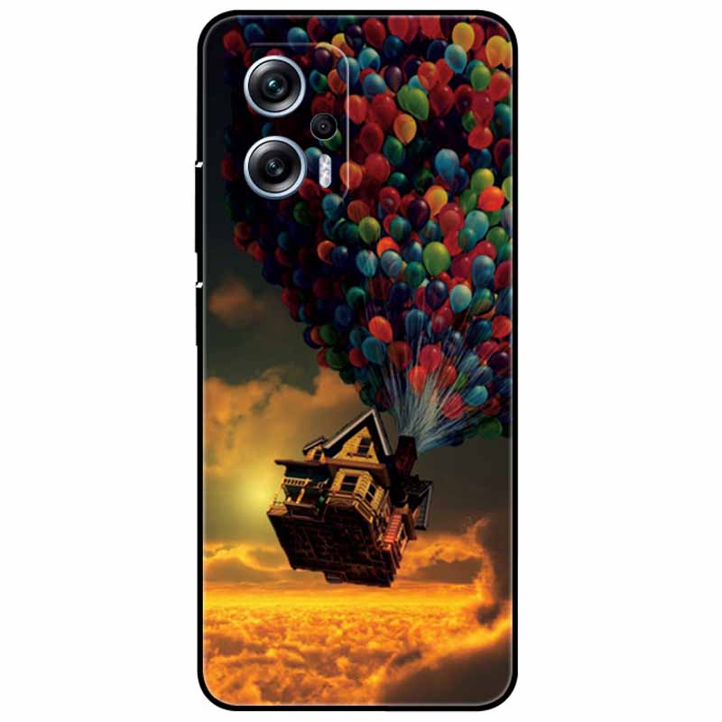 For Xiaomi Poco X4 GT Case 6.6'' Cat Wolf TPU Silicone Soft Coque Fundas for Poco X4 GT 5G Cover Black Edge Lovely PocoX4 X 4 GT