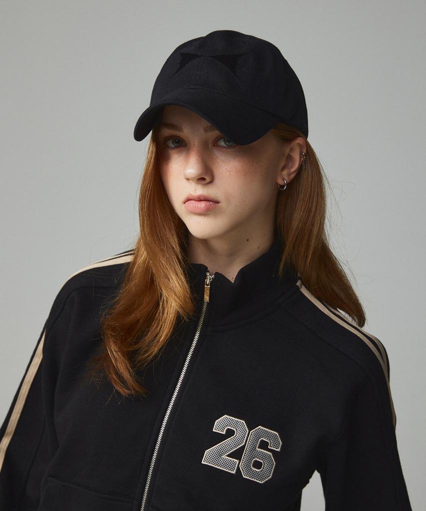 KITTY POTTERY Kitty Symbol Ball Cap Black