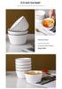 Ensemble de vaisselle en céramique japonaise: Assiettes et Bols pour 2-4 Personnes pour la Maison, Grands Bols à Soupe Inclus.