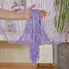 Glitter String Curtain Sparkling Door Fringe Curtain Tinsel Backdrop Privacy Curtain Room Divider Curtain for Doors Closets Windows Walls Party Decor