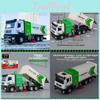 Alloy Garbage Truck Model With Inertia Control For Kids Collectible Toy